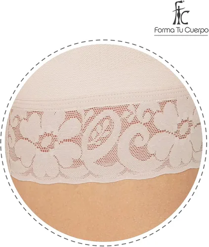 Vista 4 de Forma Tu Cuerpo, Faja Colombiana, traje de cuerpo liso, sin tirantes, sin cremallera y levanta los glúteos