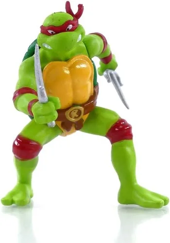 Vista 6 de Teenage Mutant Ninja Turtles 1:24 1967 Chevy Camaro - Coche fundido a presión y figura de Rafael de 2.75 pulgadas, juguetes para niños y adultos