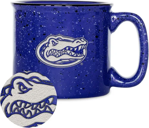 Vista 120 de Rico Industries NCAA Speckle 12oz Laser Engraved Campfire Mug