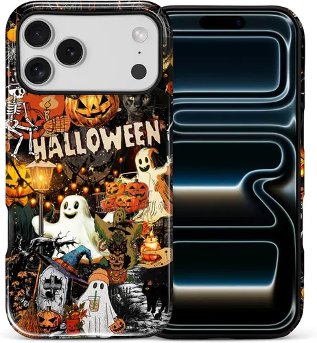 Vista 34 de Funda para iPhone 13 iPhone 14, a prueba de golpes, funda protectora híbrida de 2 capas, doble protección contra caídas, antiarañazos, diseño Rojo