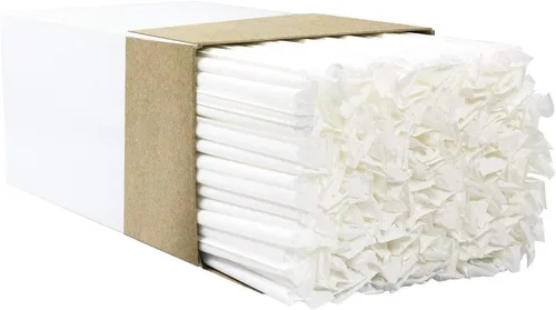 Vista 2 de Perfect Stix Pajitas transparentes jumbo envueltas flexibles. 800 popotes de plástico envueltos individualmente de 7.75 pulgadas de largo.