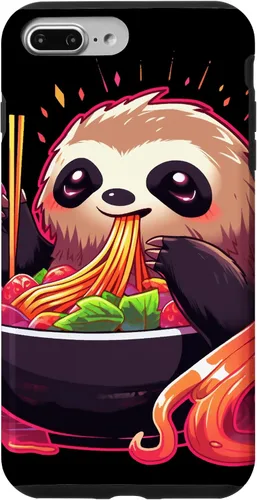 Vista 12 de Sloth Eating Ramen Japanese Noodles Soup Kawaii Case for iPhone 17