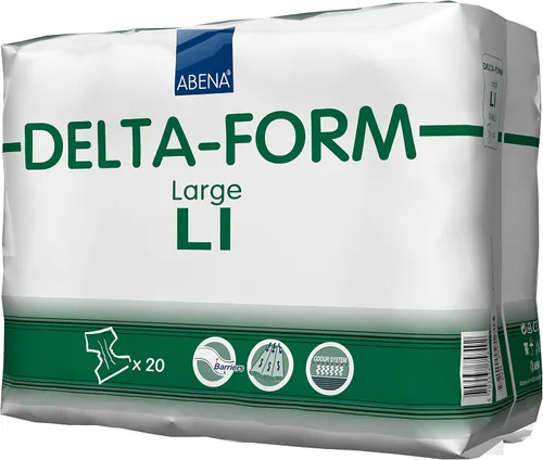 Vista 3 de Abena Delta-Form - Calzoncillos para incontinencia para adultos, nivel 1, (tamaño pequeño a grande) grande, 20