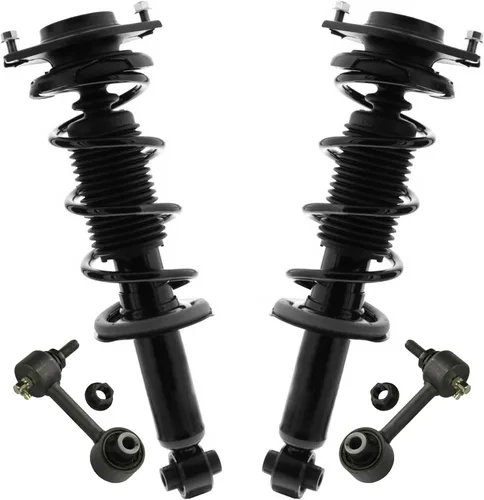 Vista 77 de Detroit Axle - 4 barras estabilizadoras de puntales delanteros para Kia Forte Koup 10-13 12-13 Forte5, puntales y barras estabilizadoras de resorte