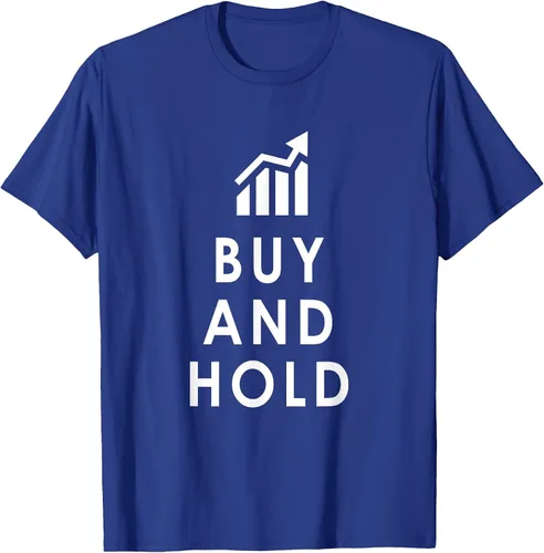 Vista 37 de Stocks Investing Buy and Hold Investor T-Shirt Asphalt Grey