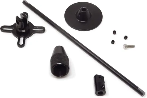 Vista 3 de Honbay CNC Aluminio GPS Plegable Antena Base Soporte Soporte Soporte para DJI Quadcopter Multicopter (Negro)