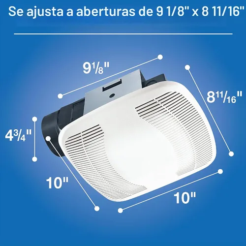 Vista 6 de Air King BFQ50 ENERGY STAR® Qualified - Ventilador Extractor SNAP-IN Calificado, 50 CFM