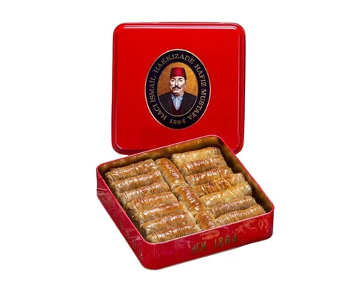 Vista 44 de Hafiz Mustafa 1864 Istanbul Baklava - Caja de pastelería - Bocadillos de postre de Baklava horneados hechos de hojas de masa filo fresca, pistacho