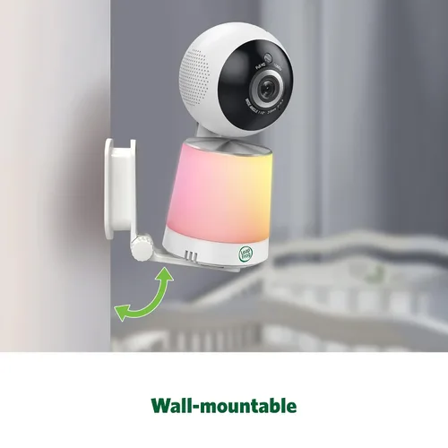 Vista 16 de LeapFrog Monitor de bebé LF1726FHD, pantalla de 1080p de 5.5 pies, alcance de hasta 2500 pies, zoom panorámico, luz nocturna, visión nocturna a