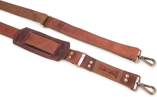 Vista 9 de Berliner Bags Bolsa de lona de cuero vintage New York para viajes o el gimnasio, bolsa de noche para hombres y mujeres, Marrón XXL, Vintage