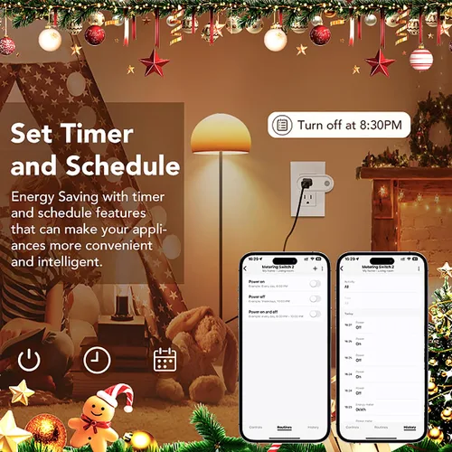 Vista 2 de NEO Z-Wave Plus Smart Mini Plug, toma compacta Z-Wave para automatización del hogar, funciona con Smartthings, función básica de encendido/apagado