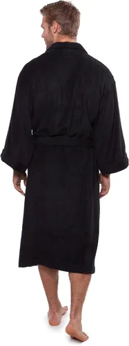 Vista 2 de Texere EcoComfort - Bata de baño de tela de rizo de lujo para hombre