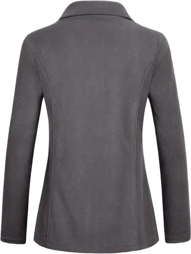 Vista 2 de hibelle suéter para Mujer para exteriores con cremallera completa, de forro térmico con bolsillos