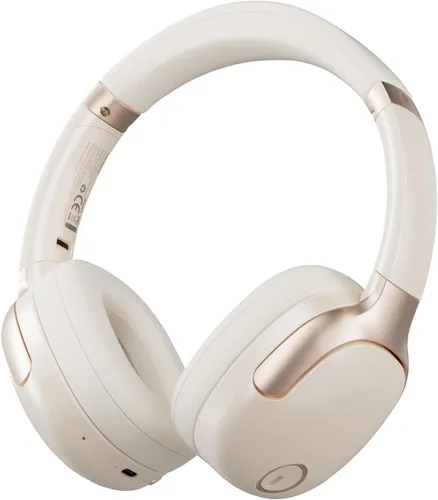 Vista 9 de Auriculares híbridos con cancelación activa de ruido, Bluetooth inalámbrico sobre la oreja, tiempo de reproducción ANC de 50 horas, giratorio