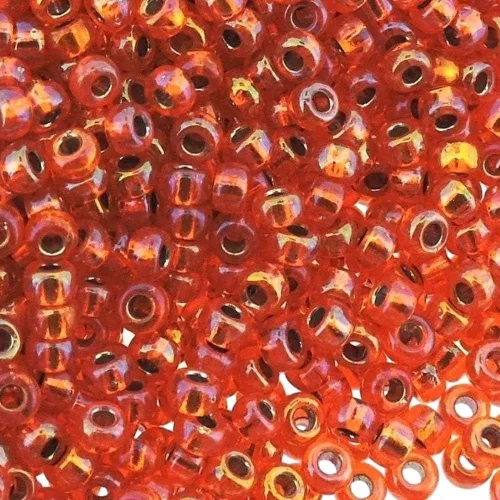 Vista 3 de Cuentas redondas de cristal rocailles redondas japonesas de Miyuki con forro plateado 11/0 de aproximadamente 0.85 oz y 5 pulgadas