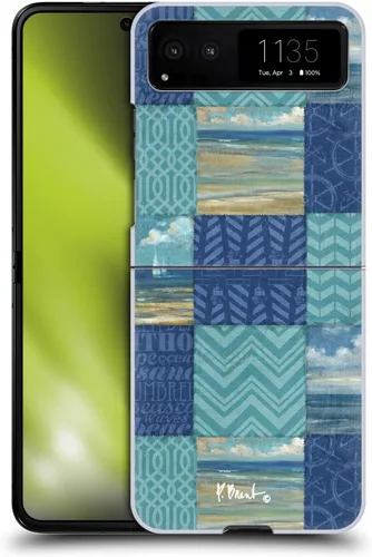 Vista 18 de Head Case Designs Officially Licensed Paul Brent Agate Mermaid Coastal Hard Back Case Compatible with Motorola Razr 40 / Razr 2023