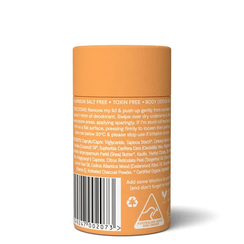 Vista 2 de Woohoo! Body All-Natural Deodorant Paste - Tango (Sensitive Bicarb Free - Regular Strength 2.12 oz Eco Tube)