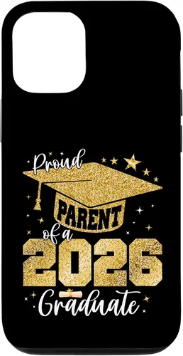Vista 28 de Proud Parent of a Class of 2026 Graduate Senior Graduation Case for iPhone 16