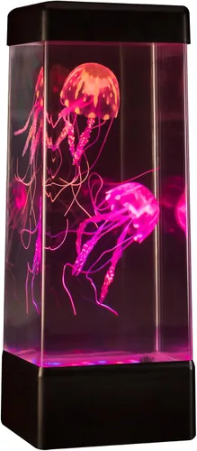 Vista 4 de JINX LUMINOUS JELLYFISH Lámpara grande de alta calidad – Luz LED de 14 pulgadas para acuario con medusas flotantes realistas – Alternativa