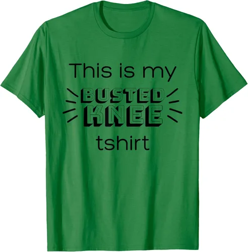 Vista 4 de Funny Broken Knee Joke - Camiseta de regalo para lesión de rodilla