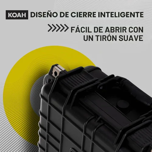 Vista 6 de Koah Estuche rígido de plástico resistente a