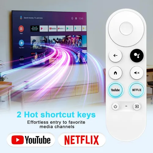 Vista 8 de Reemplazo de voz para Google Chromecast Remote, G9N9N para Chromecast con Google TV Remote 4K/HD, para Google TV Streamer