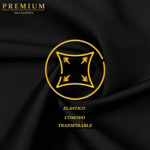 Vista 8 de Hybrid & Company - Pantalones ultraelásticos para mujer, cómodos y ajustados, para el trabajo y ocasiones informales Negro
