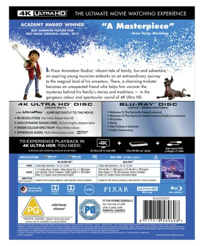 Vista 3 de Coco 4K Ultra HD + Blu-ray