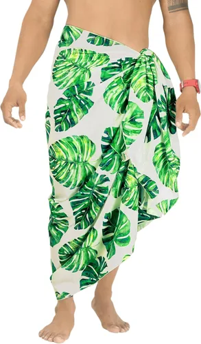Vista 9 de HAPPY BAY Men's Sarong Cover Up Wraps Swim Beach