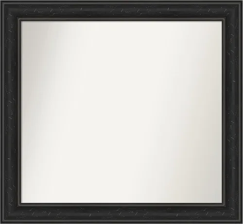 Vista 210 de Amanti Art Espejo personalizado, gran espejo de baño estrecho, espejo de pared o espejo de tocador de baño sobre el fregadero (24 x 24 pulgadas)