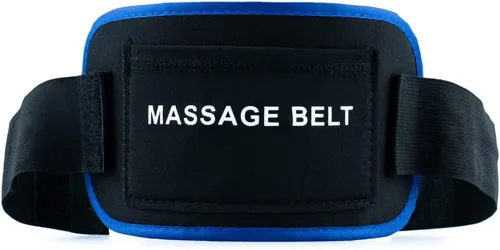 Vista 2 de TechCare Massager Cinturón de masaje ajustable a presión para aliviar el dolor de espalda baja – Electrodo de silicona reutilizable TENS/EMS correa