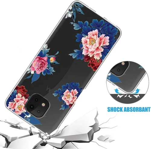 Vista 7 de Funda para teléfono Moto G Power 2021 (no compatible con la versión 2020), Motolora G Power funda para niñas, funda protectora transparente de TPU
