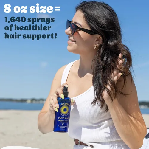 Vista 2 de Solar Recover All Natural Hair Leave-In Conditioner and Detangler Spray (paquete de 2) - Hidratante e hidratante para cabello dañado por el sol