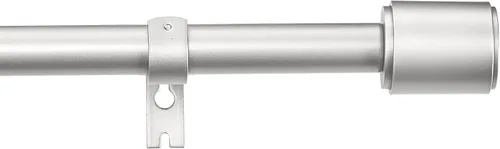 Vista 10 de Amazon Basics Barras de cortina dobles ajustables de 1 pulgada para ventanas, remates de tapón, 72 a 144 pulgadas, color negro
