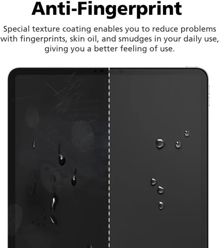 Vista 2 de [Paquete de 2] Protector de pantalla Paperfeel para Samsung Galaxy Tab S6 Lite de 10.4 pulgadas (2024/2022/2020), película PET mate antirreflejos