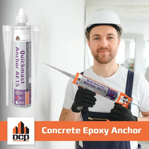 Vista 9 de DCP Quickmast AE15 - Epoxi para hormigón para barras de refuerzo y varillas - Sistema de anclaje de alta resistencia, epoxi acrilato de dos partes