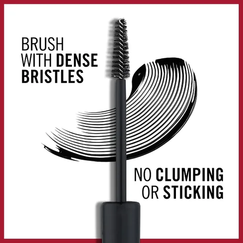Vista 4 de Rimmel Máscara de Pestañas Extra Super Lash, Negro, 0.27 Onza Líquida
