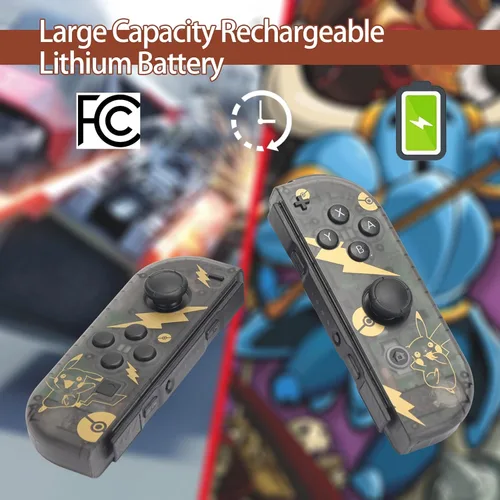 Vista 5 de SOUKEYHH Controller for Nintendo Switch, Replacement Switch Controllers with Dual VibrationWake-upScreenshot