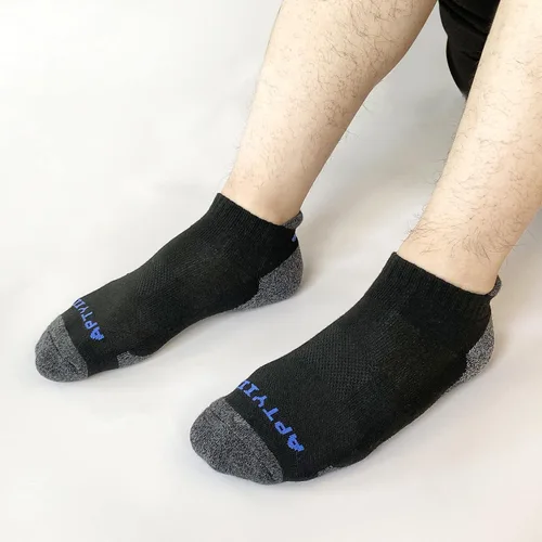 Vista 2 de APTYID Calcetines tobilleros acolchados para hombre (6 pares)