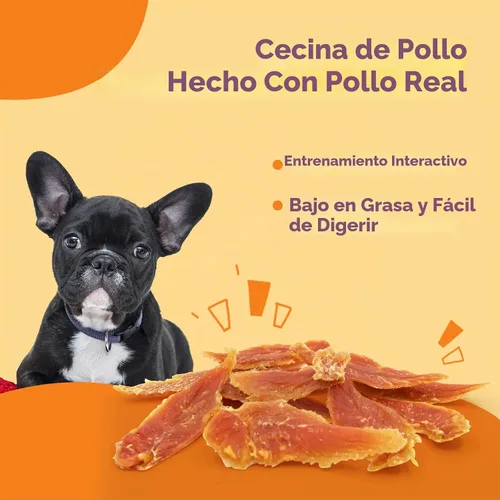 Vista 4 de Jungle Calling Golosinas para perros de pechuga de pollo para razas