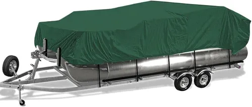 Vista 9 de Funda para lancha con cubierta de motor, cubierta resistente de grado marino 210D, cubierta de lancha de grado marino de 17 a 20 pies, para casco V