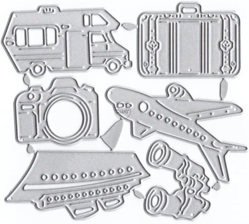 Vista 13 de DzIxY Lindos troqueles de corte de metal para carruaje de bebé, para hacer tarjetas, troquelados, juegos de troqueles, álbum, plantillas