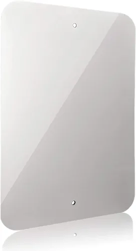 Vista 7 de Letrero de metal en blanco de 12 x 18 pulgadas Aluminio 040 blanco 3 piezas