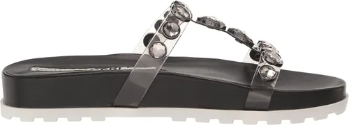 Vista 6 de Karl Lagerfeld Paris Women's Belinda Jeweled Platform Sandal Heeled