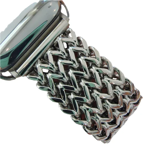 Vista 12 de Adjustable Fashion Chain Link Bracelet Band Compatible with Apple Watch