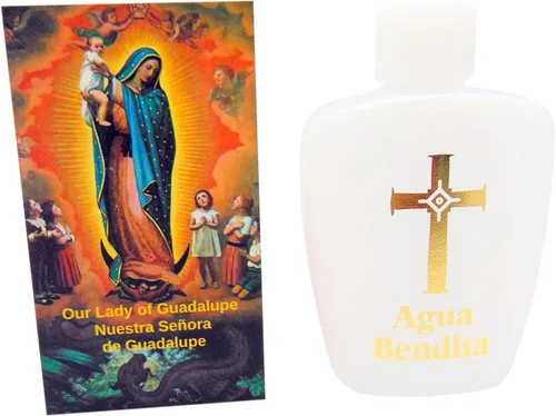 Vista 2 de Westmon Works Nuestra Señora de Guadalupe Botella de agua bendita Set de regalo en español