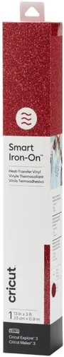 Vista 10 de Cricut Paquete de 3 rollos de vinilo termotransferible HTV para planchar inteligente, color negro brillante, paquete de 3 rollos de 3 pies