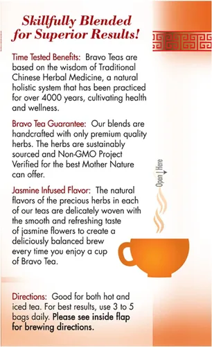 Vista 6 de Bravo Tea Triple Immune Support - Té de hierbas sin cafeína, 20 bolsas de té, 6