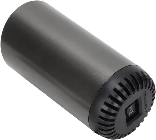 Vista 8 de Calentador de coche de 150 W, soplador de aire caliente para automóvil en forma de taza, ventilador portátil giratorio de 180° con soporte
