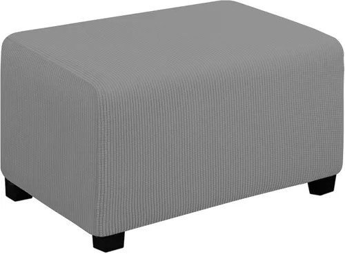 Vista 43 de Easy-Going Funda Elástica para Otomana Taburete de Almacenamiento Plegable Protector de Muebles Funda Rectangular Suave con Parte Inferior Elástica